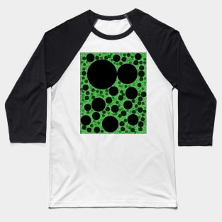 Random Tiling Green Baseball T-Shirt